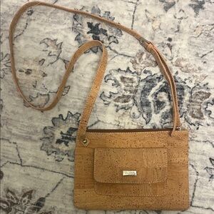 Vegan, Cork Crossbody Bag